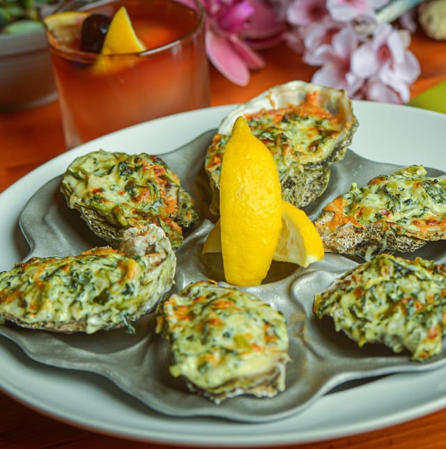 Oysters Rockefeller.