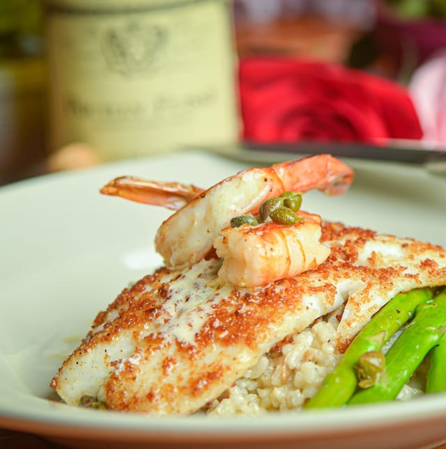 Orange Roughy & Shrimp.